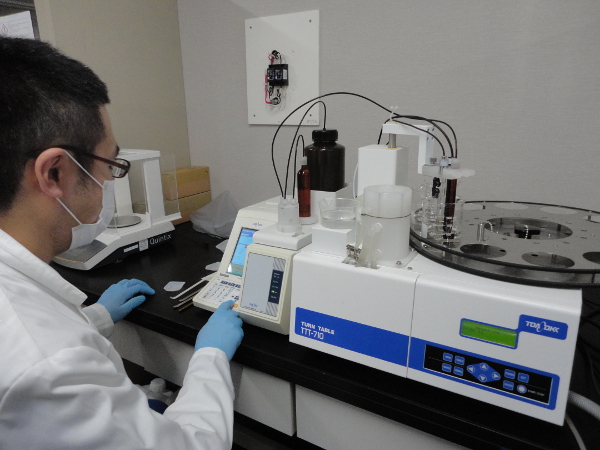 JIS A 1154 硬化コンクリート中の塩化物イオン含有量測定